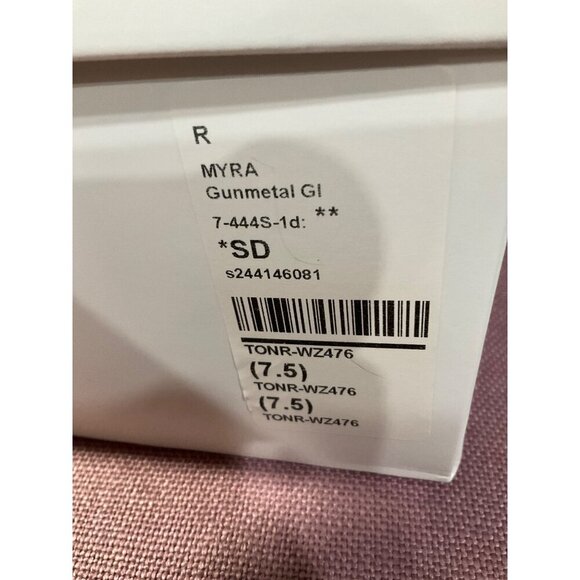 Tony Bianco Myra Sandals in Gunmetal Glimmer 7.5 New with Box Womens High heels - Picture 12 of 15